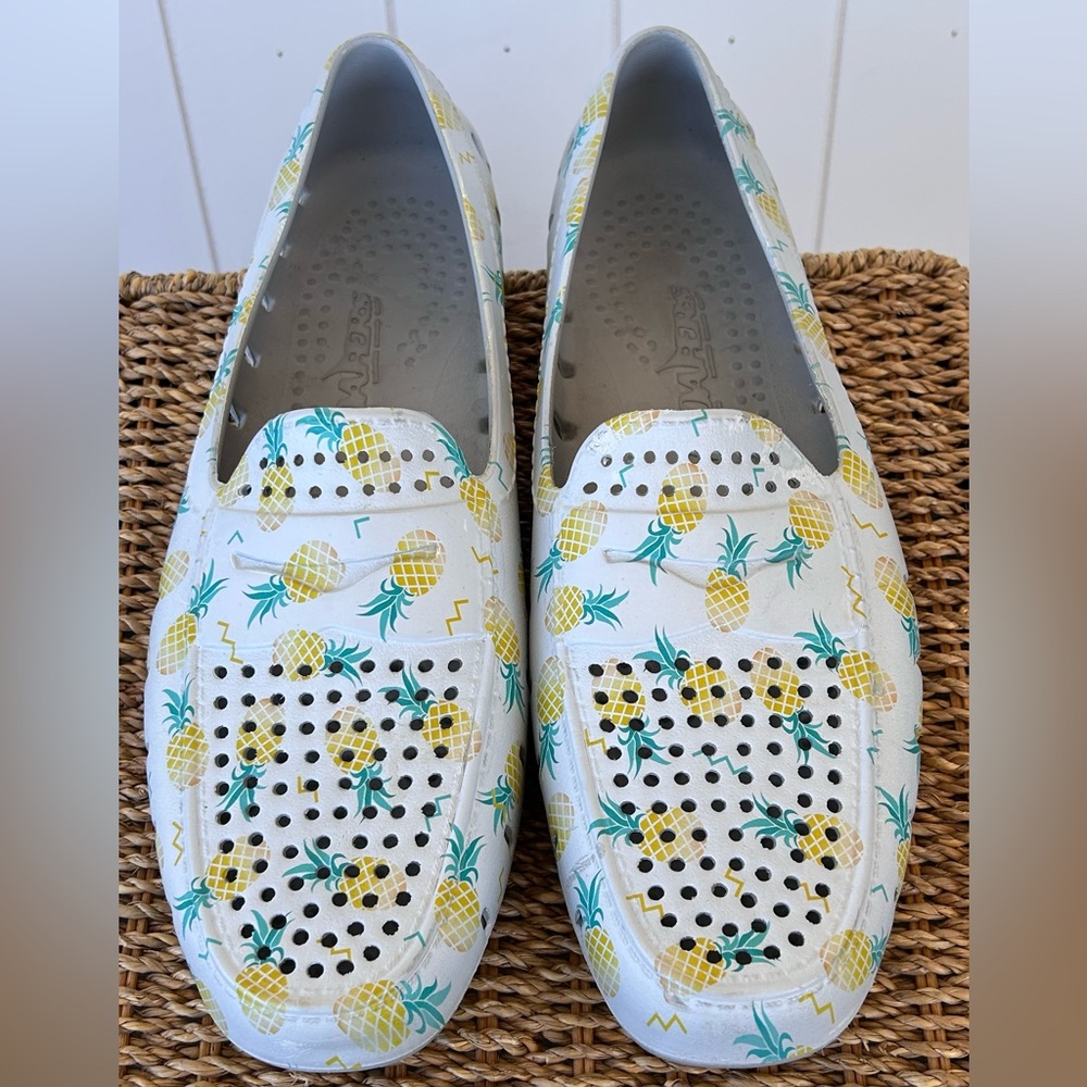 Floafers Men’s Country Club Driver Pineapple‎ Pattern Slip On Size 13